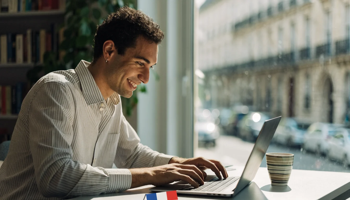 Représentant du service client français au bureau
